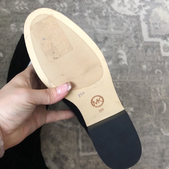 MICHAEL Michael Kors Bayview Riding Black Suede Boots - Picture 11 of 15